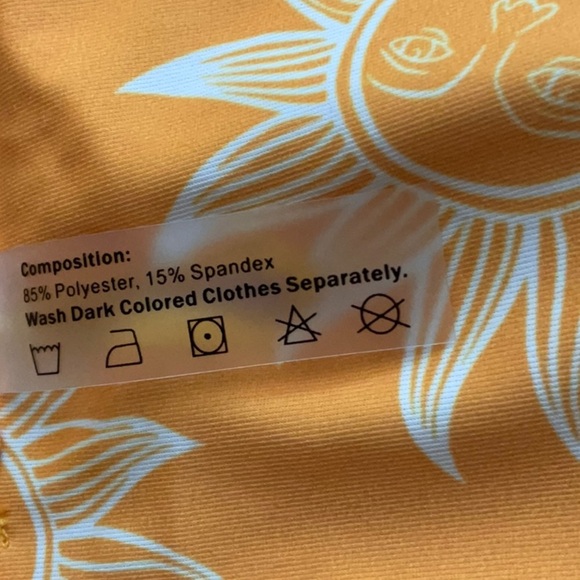 Zaful Women’s High Waisted Celestial Print 2 Piece Bikini Set Size Large (8-10) - Picture 6 of 13